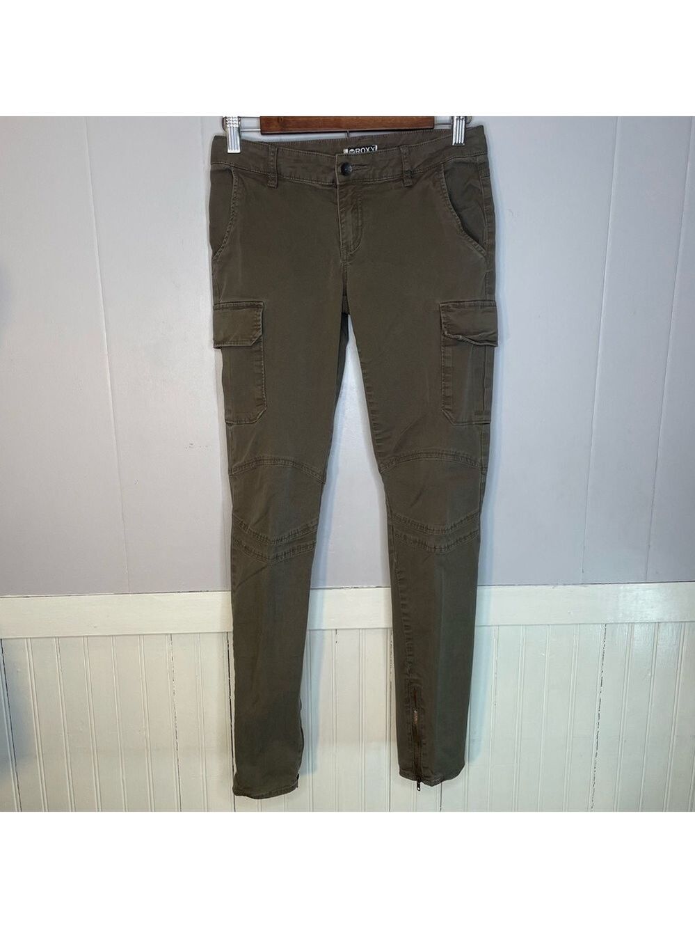 Roxy | Olive Green Cargo Pants